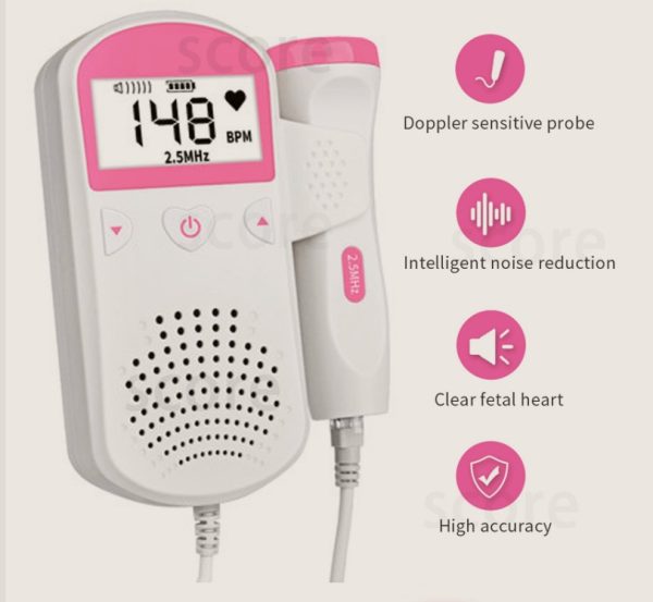 Home Pregnancy Baby Fetal Sound Heart Rate Monitor