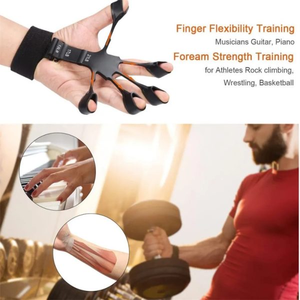 Silicone Finger Exercise Stretcher Rehabilitation Training - Image 4