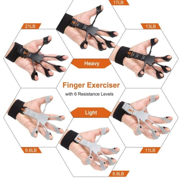 Silicone Finger Exercise Stretcher Rehabilitation Training - Image 5