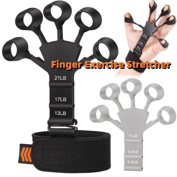 Silicone Finger Exercise Stretcher Rehabilitation Training - Image 2
