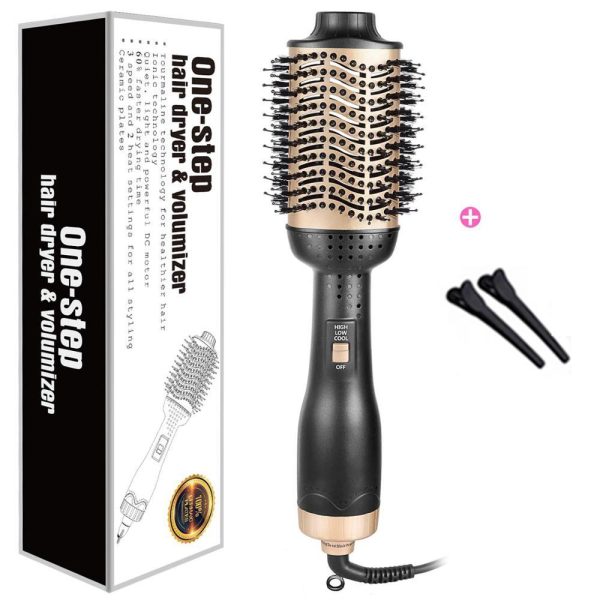 Multifunctional Negative Ion Blow Dryer Straightener And Curler Comb