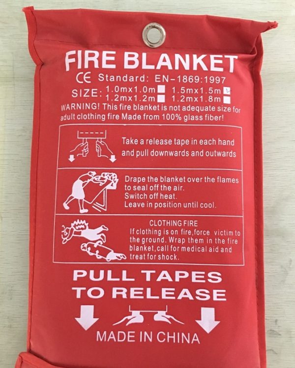 Emergency Survival Fiberglass Fire Blanket